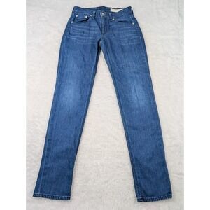 Rag & Bone Jeans Women's 23 (27x30) Dre Low Rise Slim Boyfriend Medium Wash
